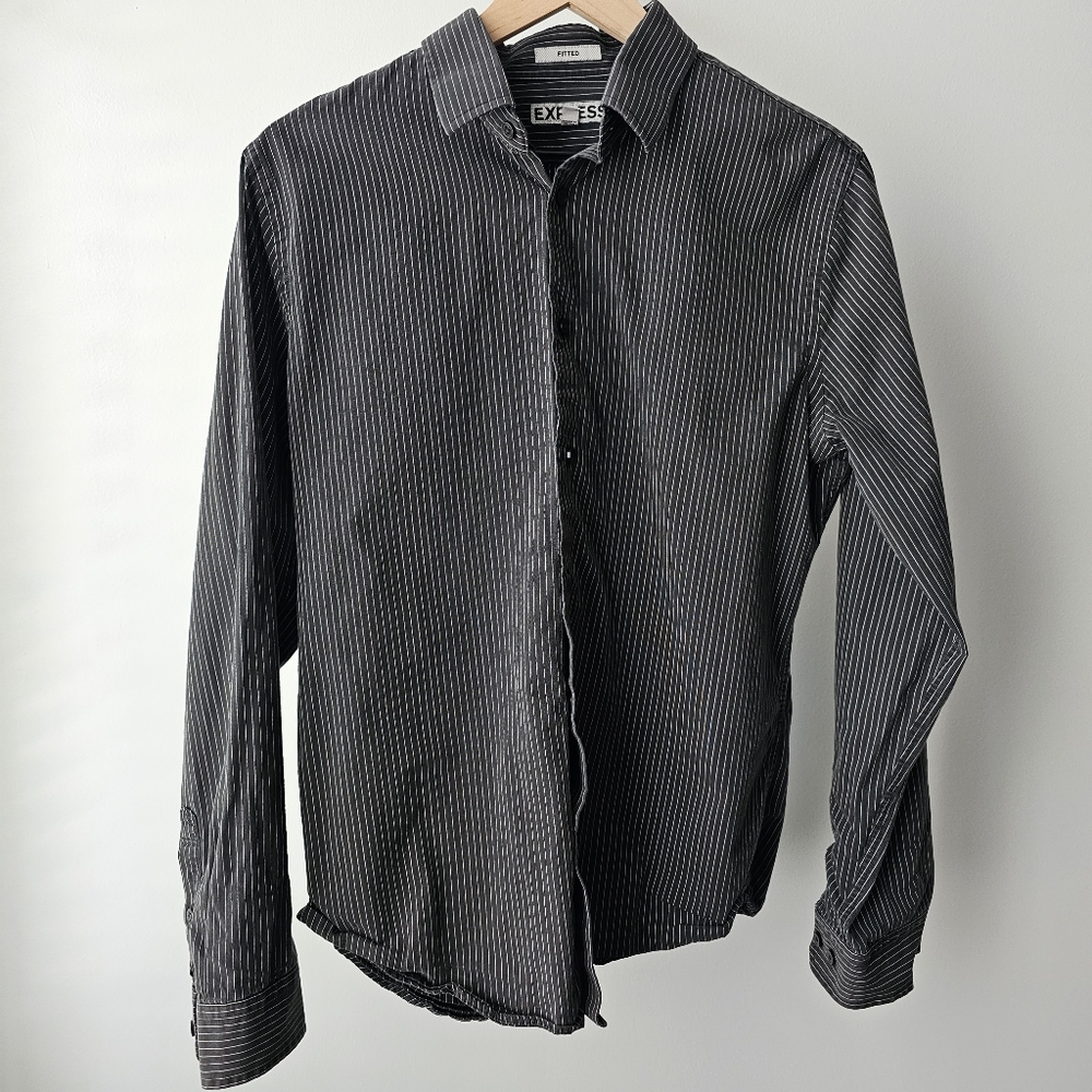 Express Button Down Shirt - Black